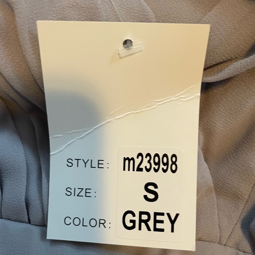 Elegant Gray Pleated Maxi Skirt for Cocktail Events - Picture 6 of 6